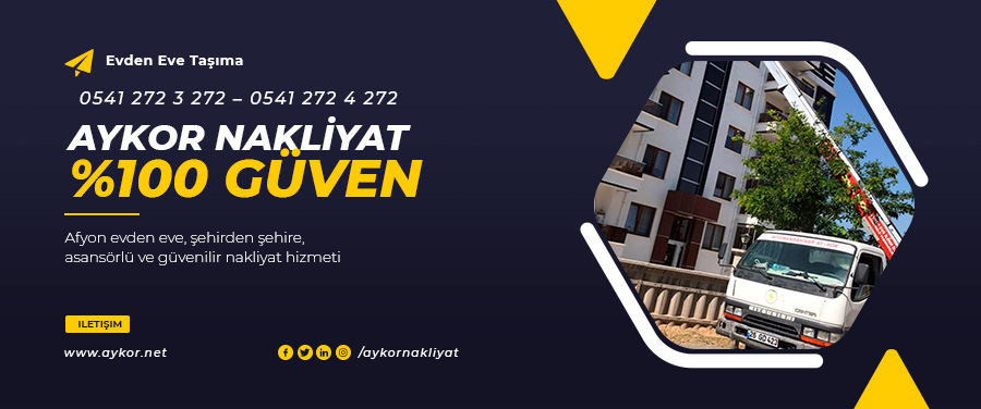 Evden eve nakliyat Afyon