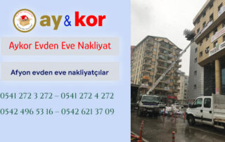 Afyon evden eve nakliyatçılar